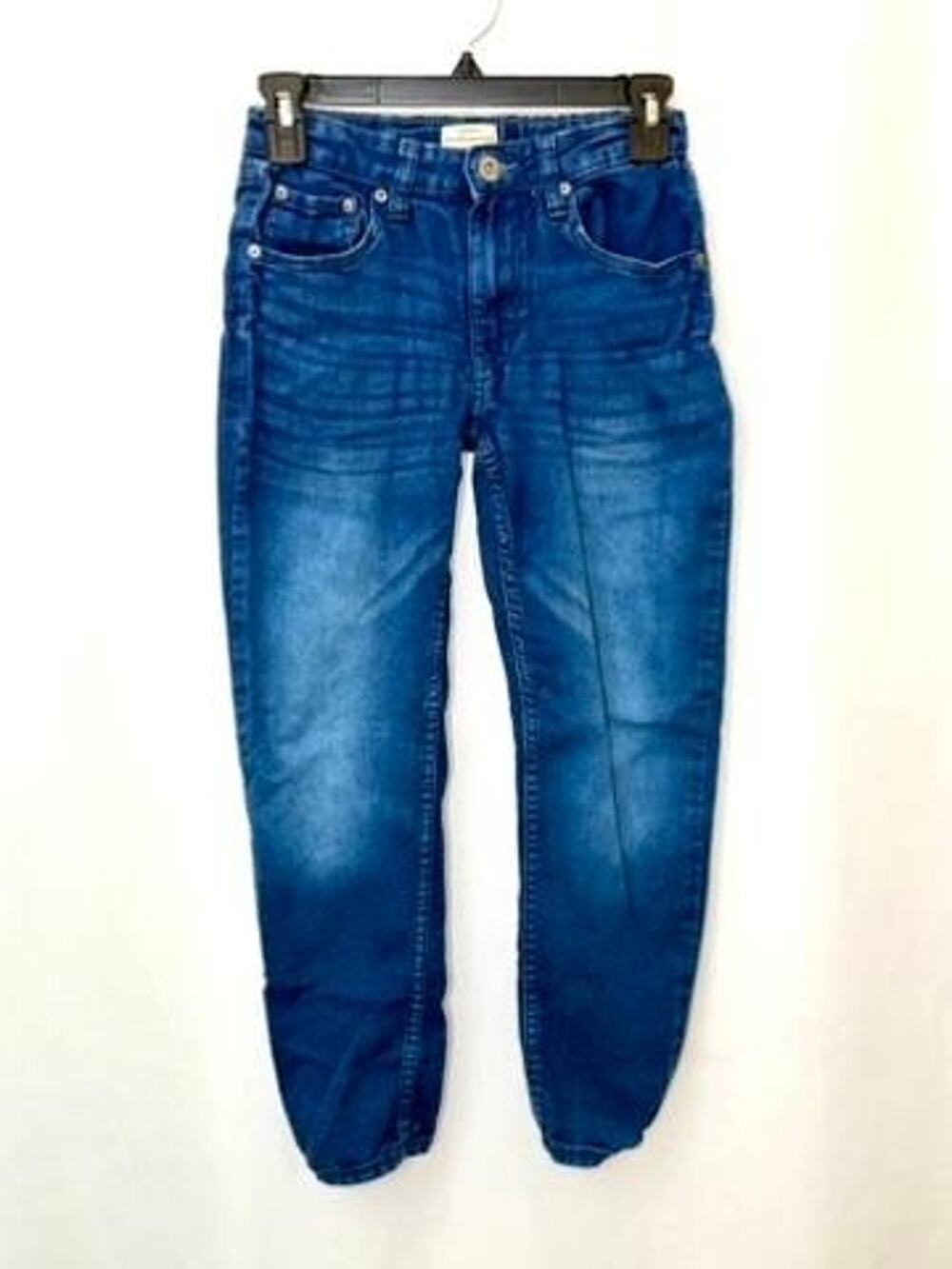 Weatherproof Vintage Boys Slim Fit Jeans Size 8 Medium Wash Blue Denim Stretch
